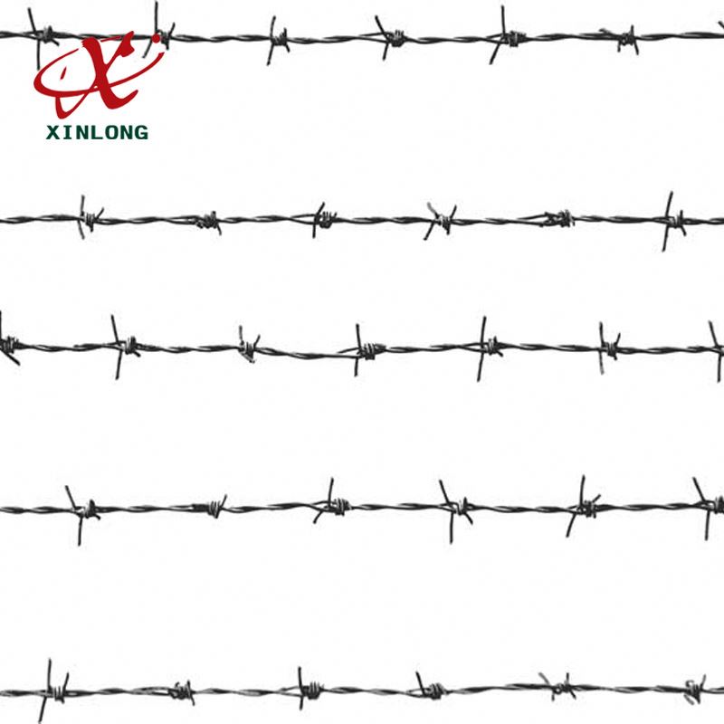 double twisted galvanized pvc coated barbed wire fencing wholesale