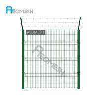 Hot- dipped Galvanized PVC Coated Welded Wire Mesh Safety Small Garden Fencing Panel A